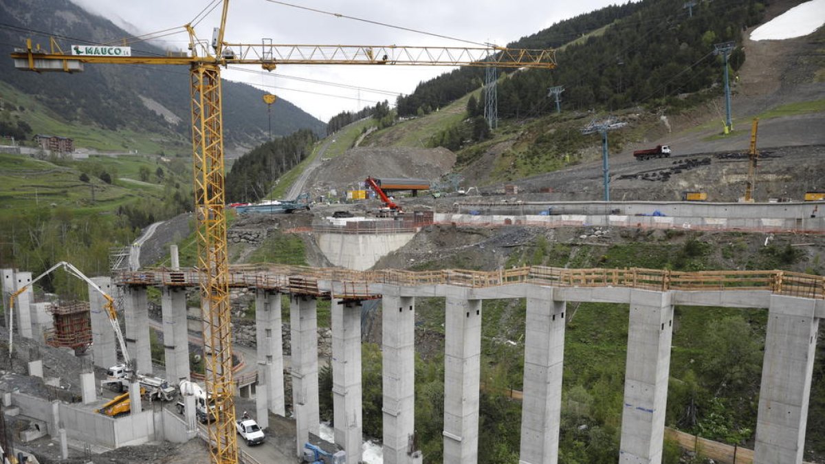 Obres de la plataforma Soldeu