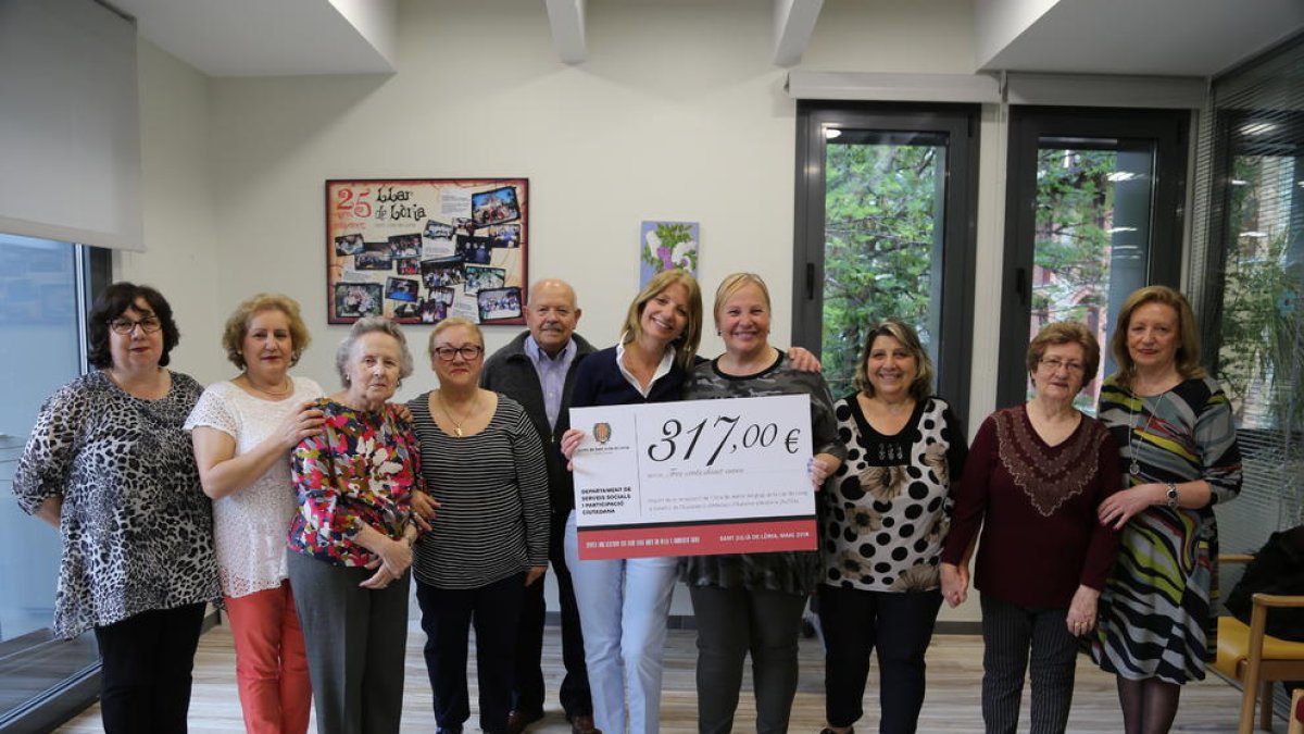 La llar de Lòria lliura la recaptació de 'L'escapada' a Autea