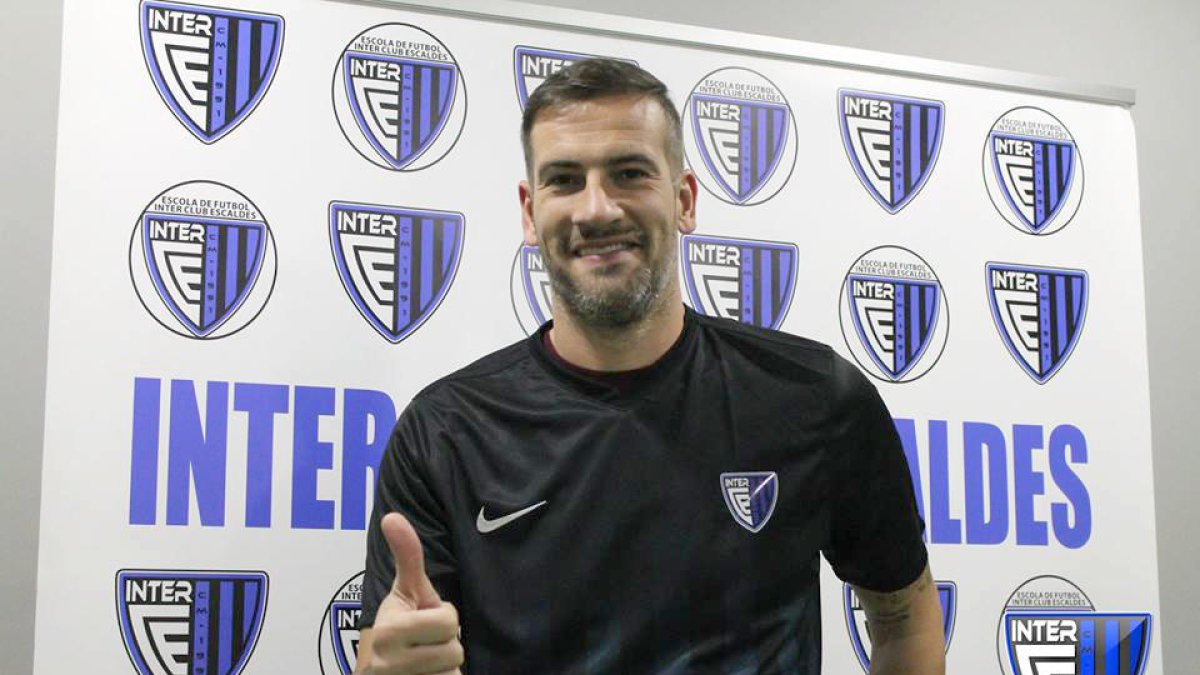 Albert Lopo, il·lusionat amb la nova etapa a l'Inter