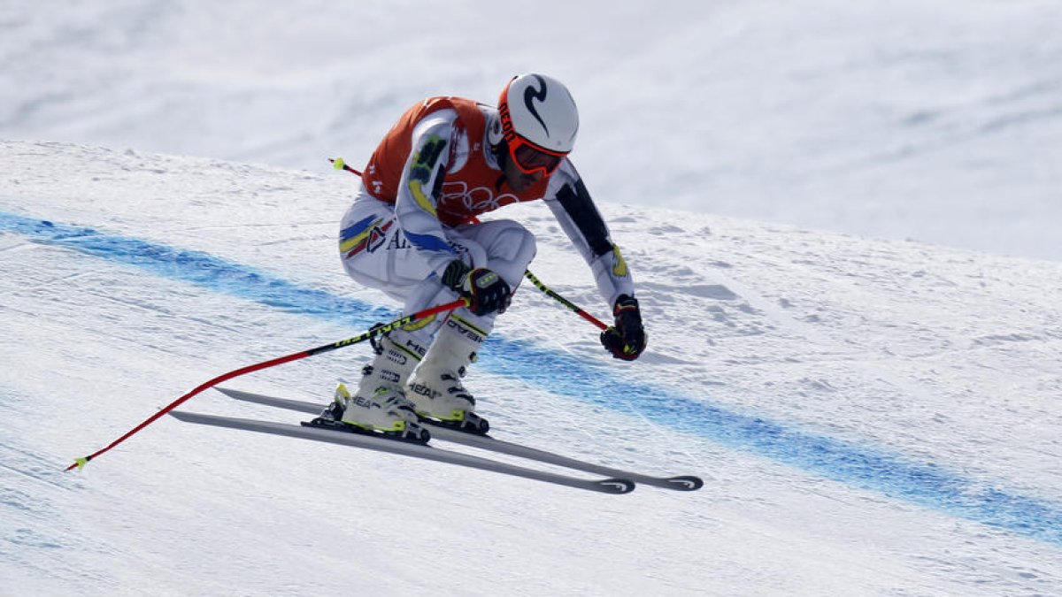 Verdú i Oliveras acaben al Top-30 de la combinada alpina