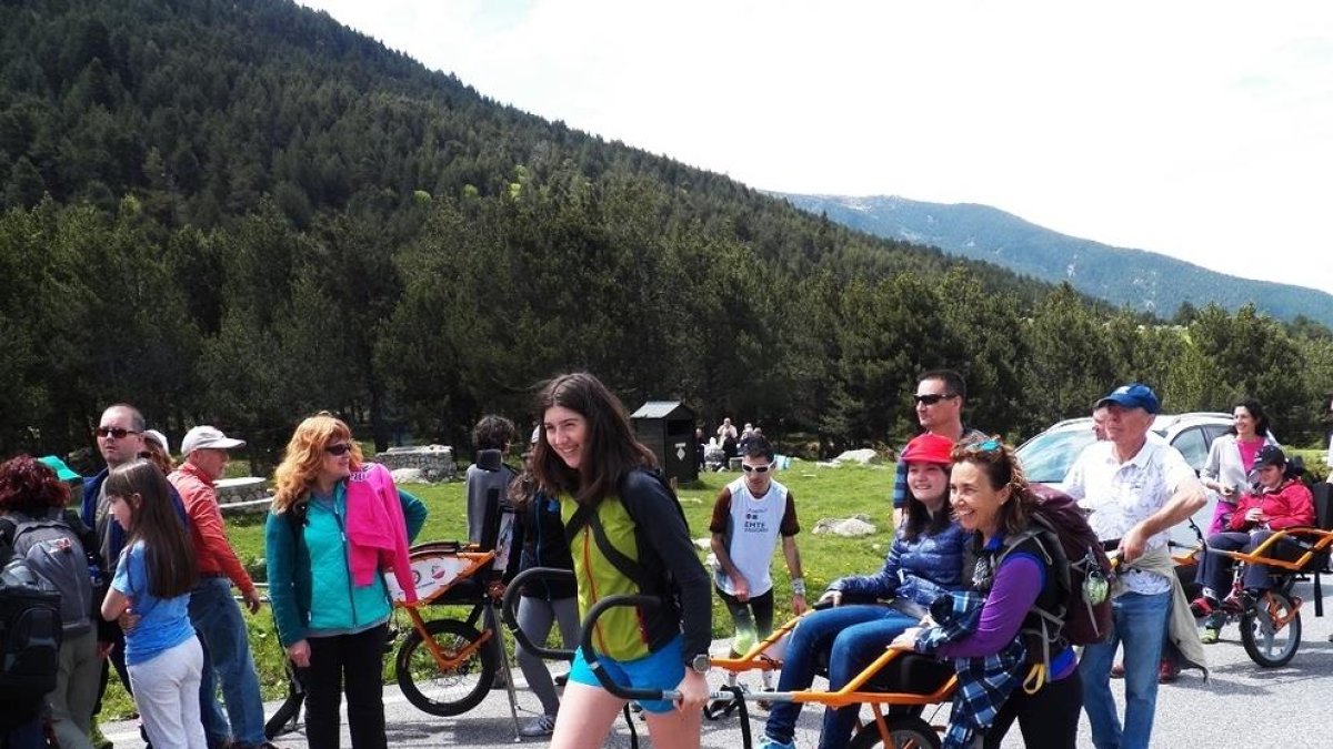 Sortida de l'entitat solidària Hi Arribarem als Cortals d'Encamp