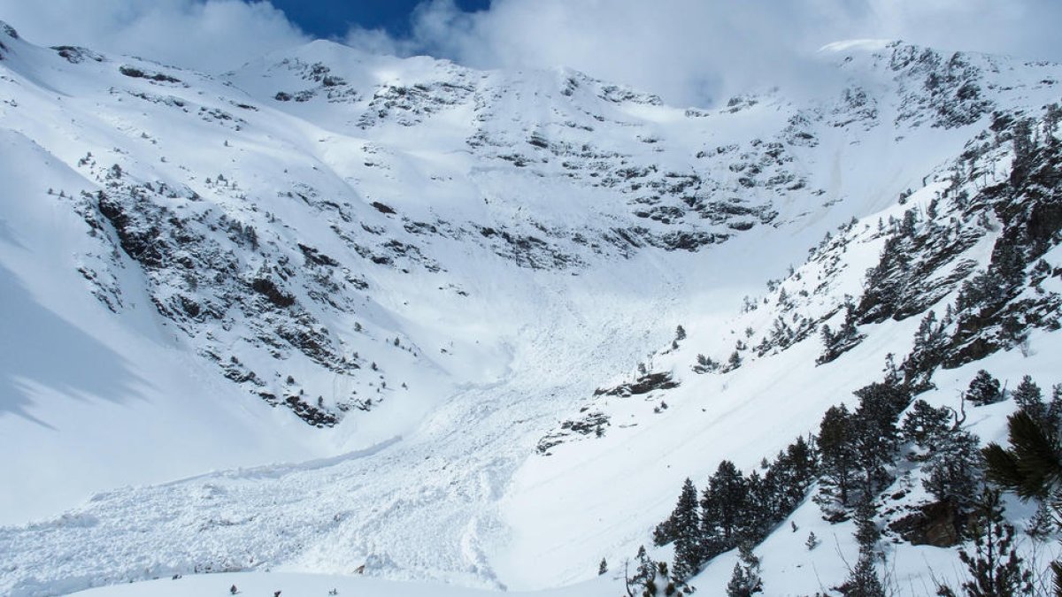 La zona del refugi del Pla de l'Estany