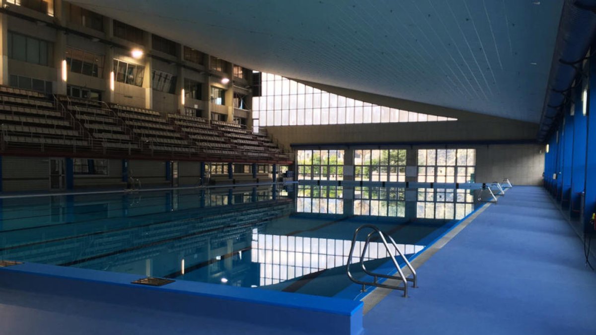 Parada tècnica a la piscina dels Serradells