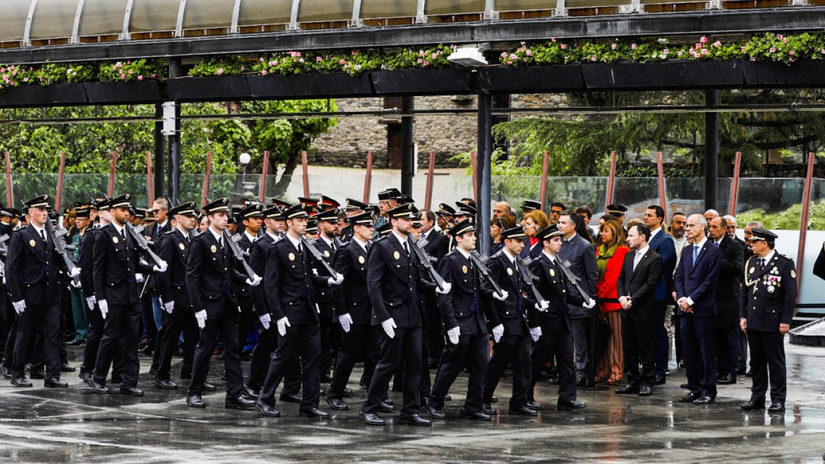 La policia celebra la patrona del cos