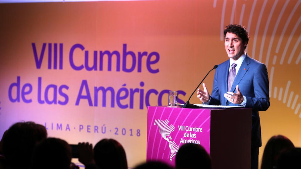 Trudeau critica la violació de drets a Veneçuela