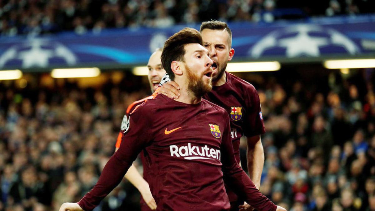 Iniesta i Messi 'salven' el Barça a Londres