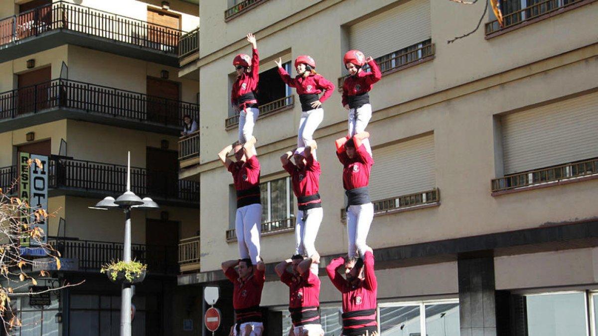 Els castellers d'Andorra celebren el quart aniversari
