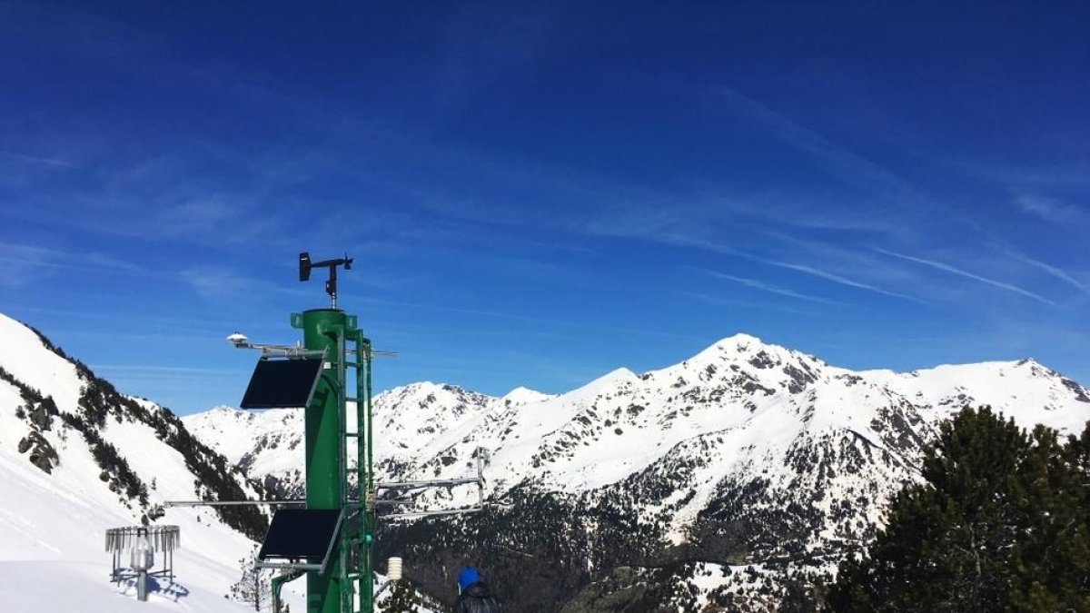 Dispositiu per controlar la fosa de neu davant del risc d'inundacions