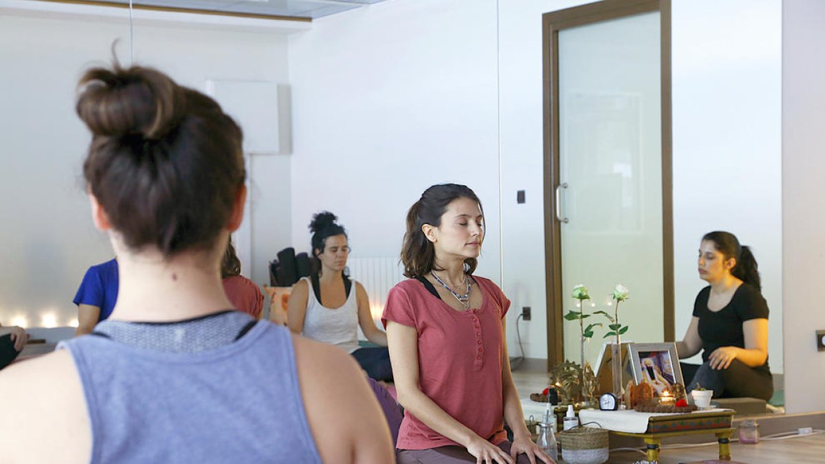 La respiració és l'element conductor de les classes del centre Prana Ioga