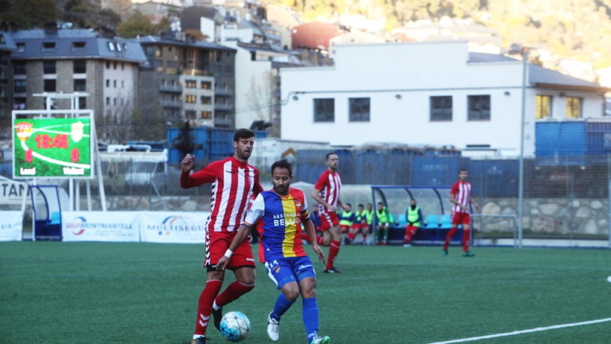 L'FC Andorra marxa “tocat” del camp del San Cristóbal