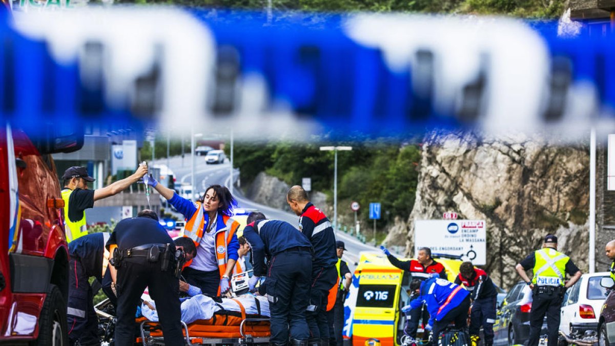 Mor un dels motoristes accidentats a l'Obac i l'altre està en estat crític