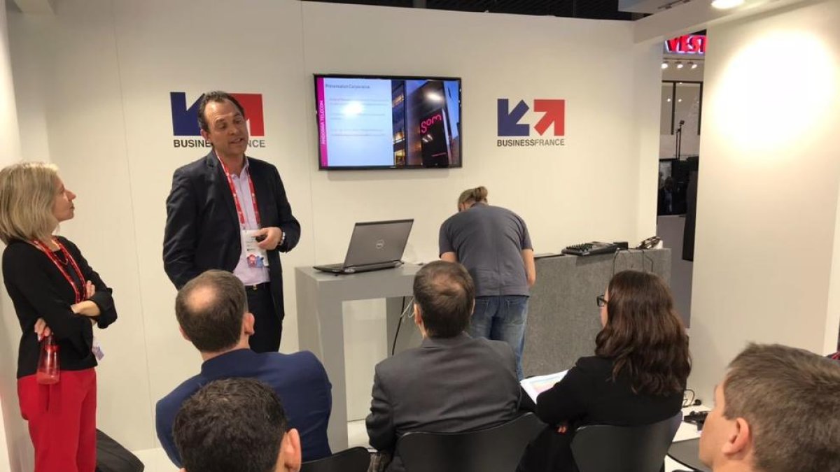 Andorra Telecom presenta el Niu al congrés de telefonia de Barcelona