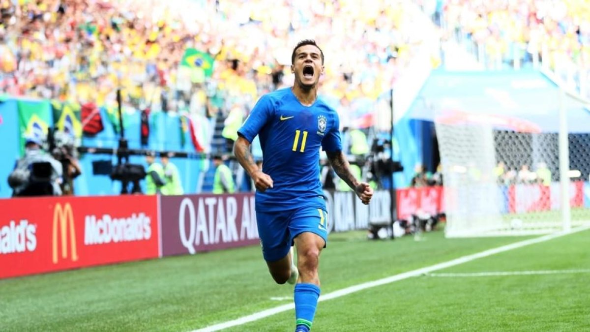 Coutinho salva el Brasil