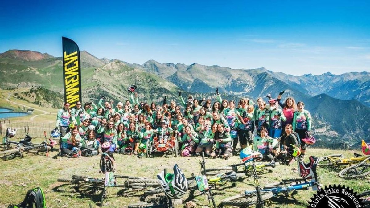 El Girls Bike Weekend aterra a Pal Arinsal amb 125 'riders'