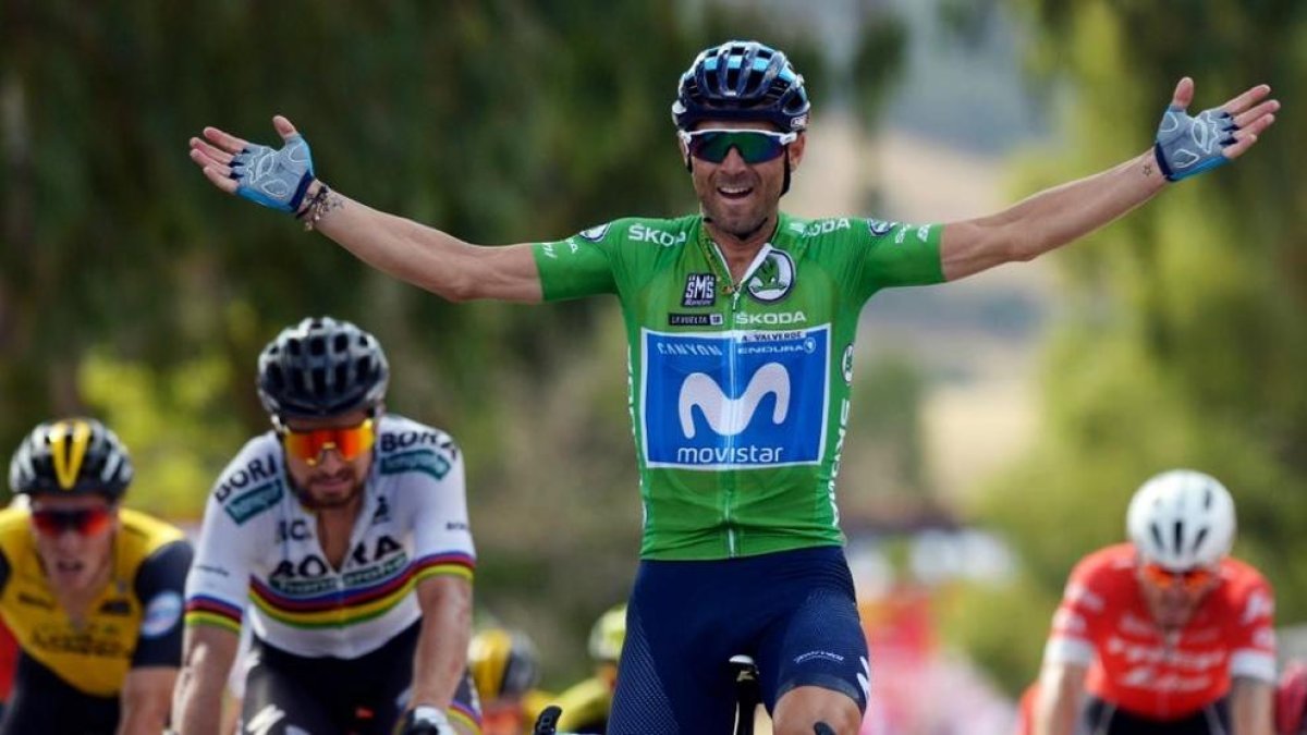 Cop d'autoritat d'Alejandro Valverde en un esprint agònic