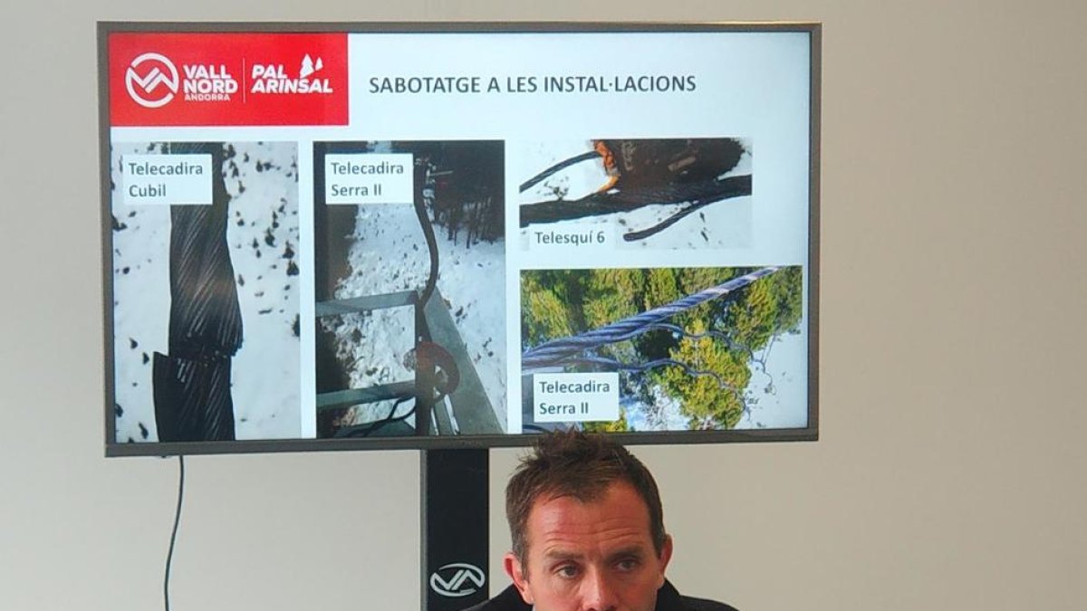 Pal-Arinsal pateix el sabotatge dels cables de tres telecadires
