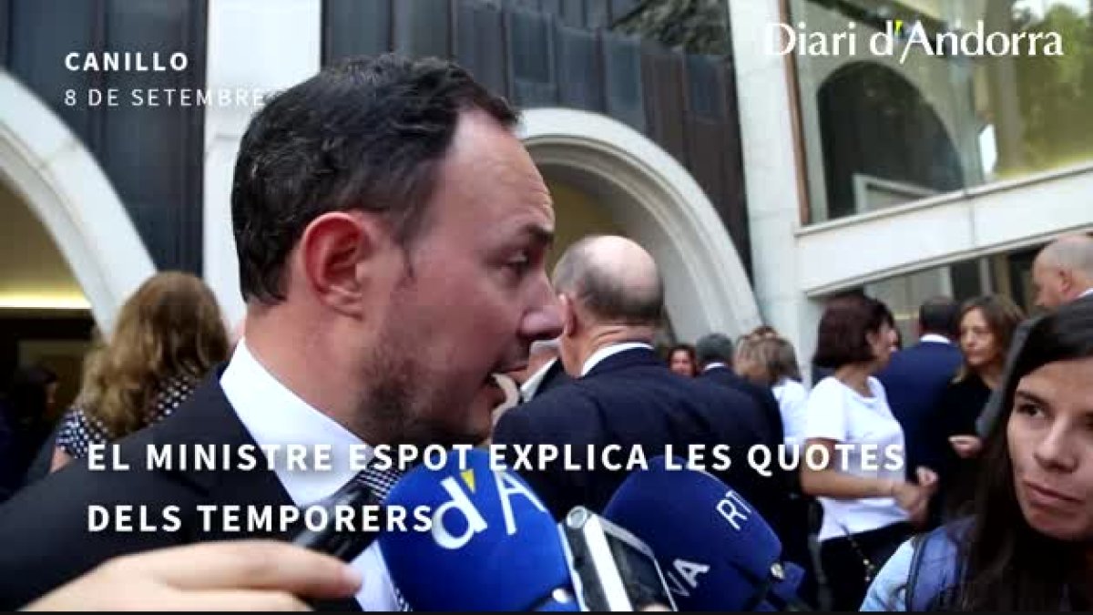 Xavier Espot explica la quota de temporers