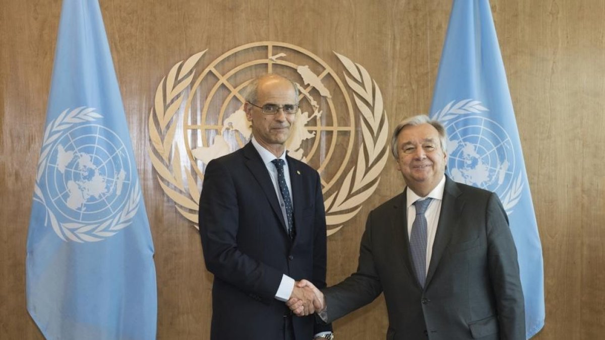 Martí referma el compromís amb els valors de l'ONU