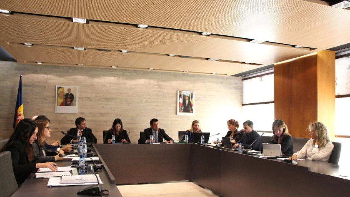 Sessió del consell de comú d'Ordino celebrada ahir