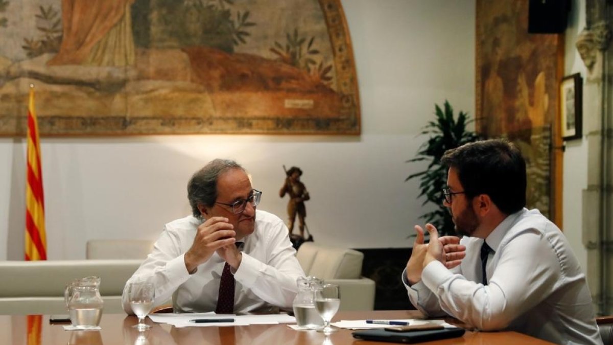 JxCat i ERC garanteixen la unitat del govern fins a les sentències del procés