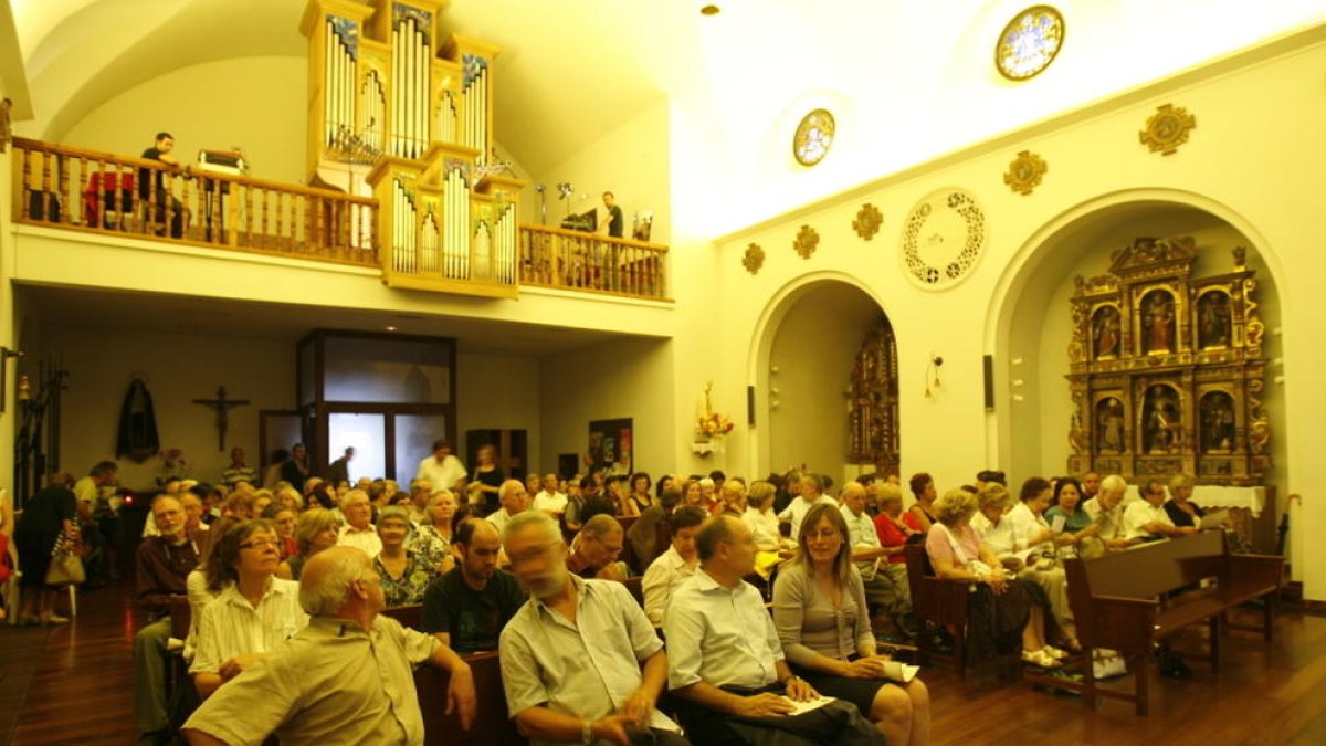 Cinc intèrprets competeixen al concurs d'orgue ibèric