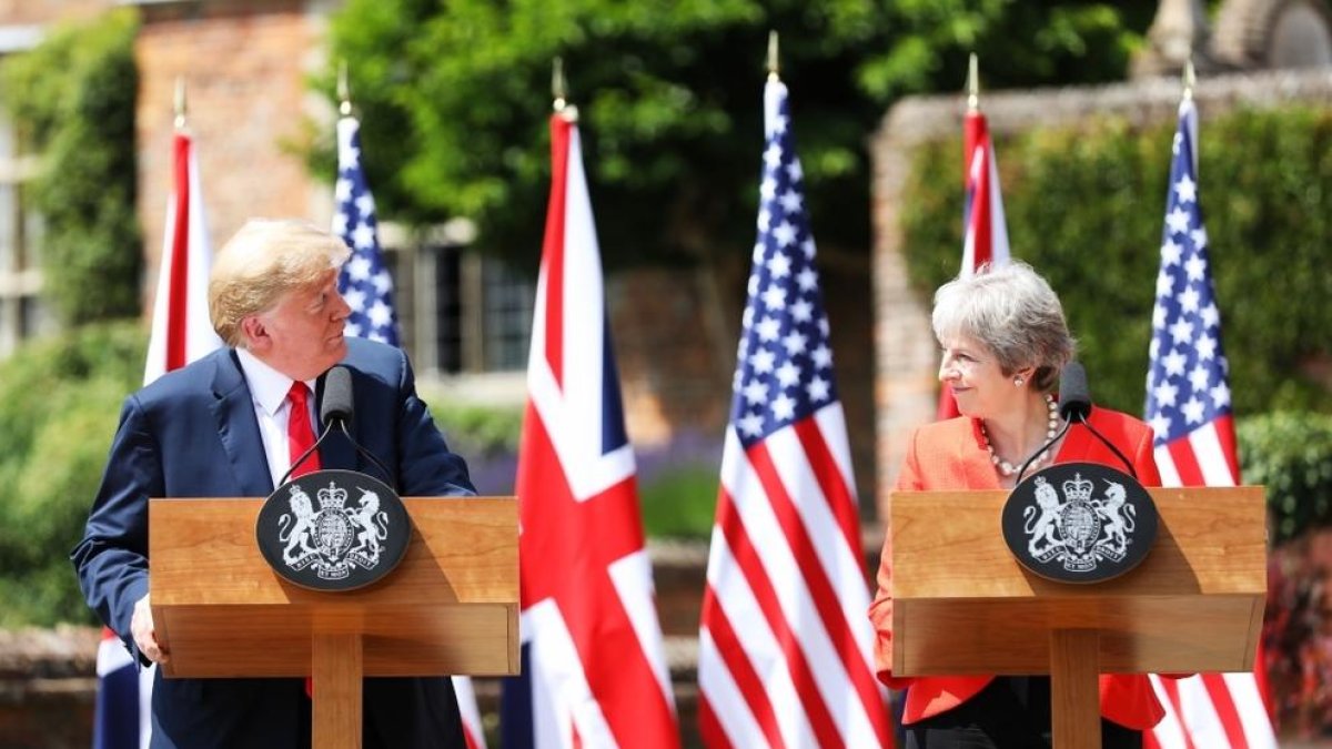 Trump i May volen arribar a acords comercials després del Brexit