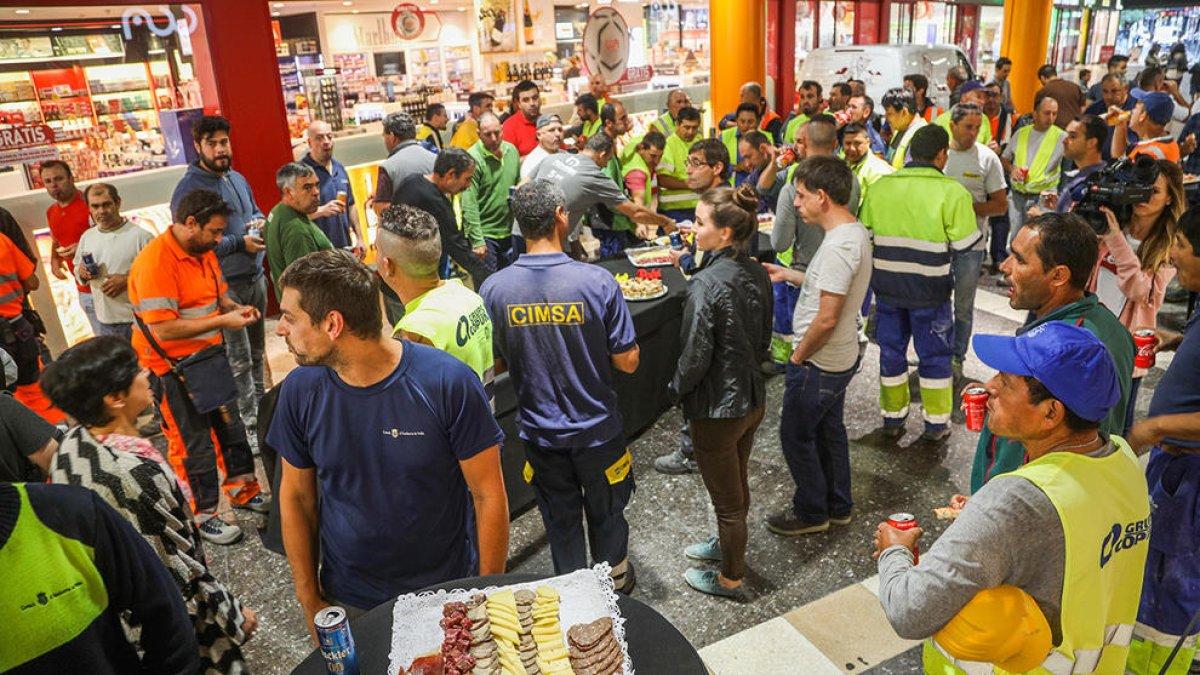 Esmorzar d'agraïment al personal de la remodelació de Meritxell