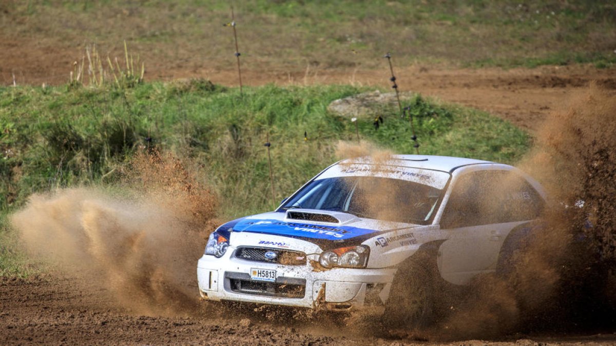 Joan Vinyes i Jordi Mercader disputen el Ral·li Ciutat de Tàrrega de terra