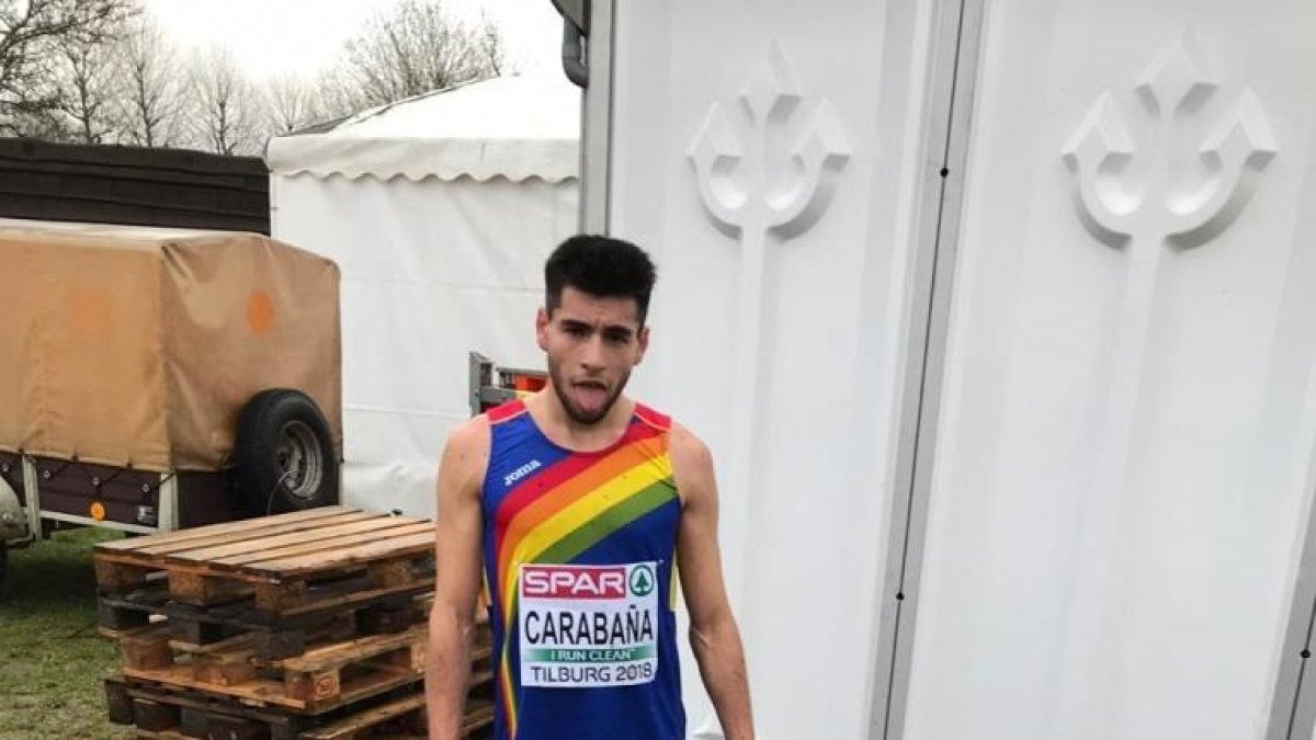 Nahuel Carabaña finalitza el 52è a l'Europeu de cross