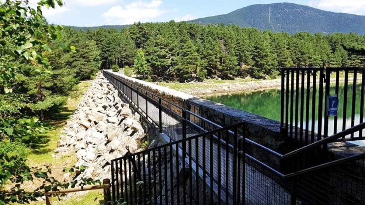 Nova barana a la pressa hidràulica d'Engolasters