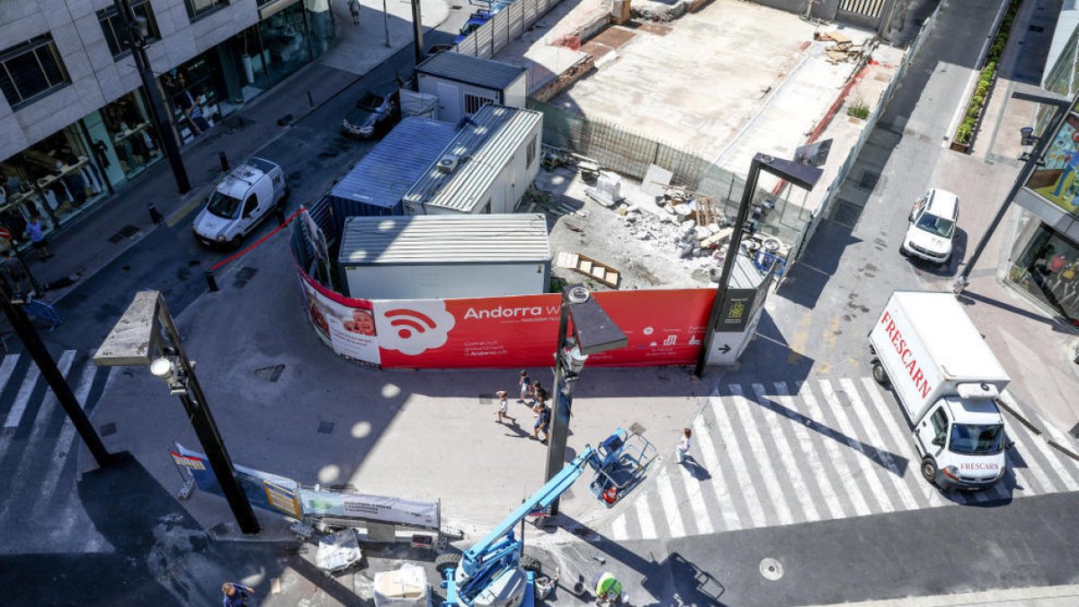 Imatge aèria de la parcel·la prevista per a The Cloud i on es faran les obres d'embelliment.