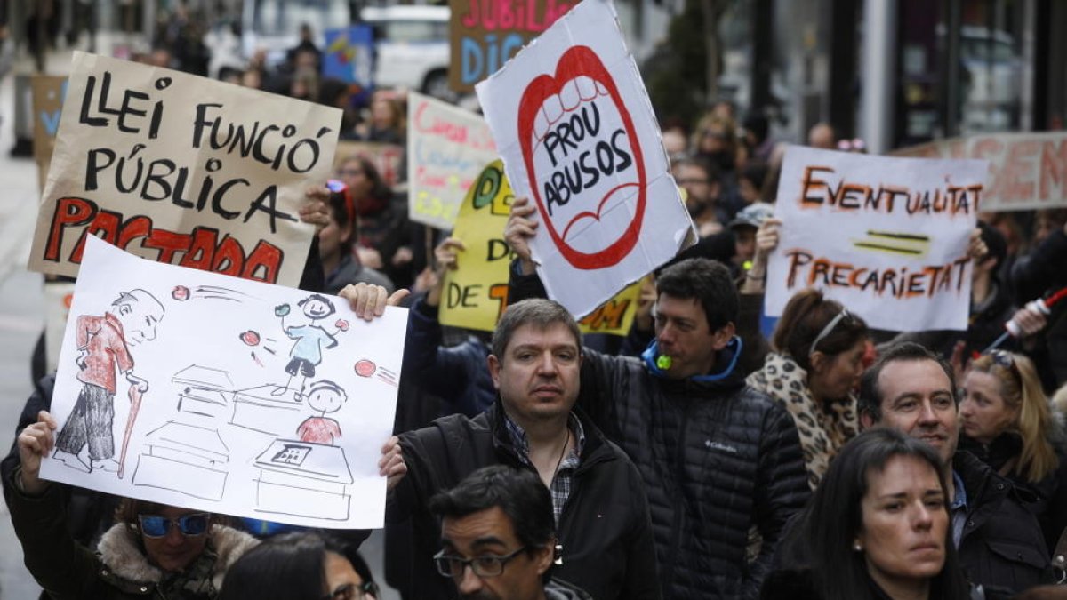 Els sindicats esperen el suport del sector privat
