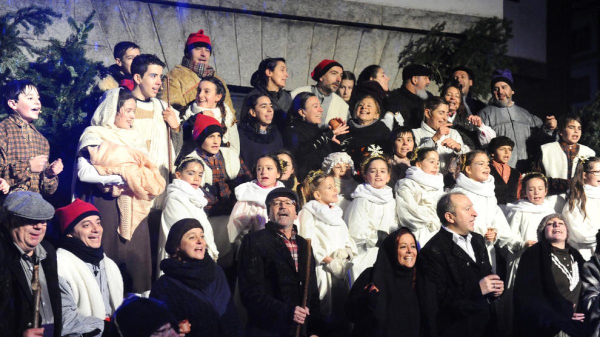 Fi de la cinquena edició del pessebre vivent d'Escaldes
