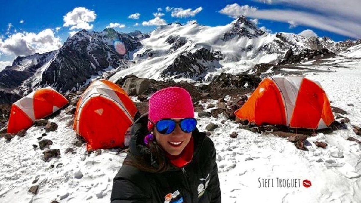 Stefi Troguet aconsegueix coronar l'Aconcagua, el cim d'Amèrica