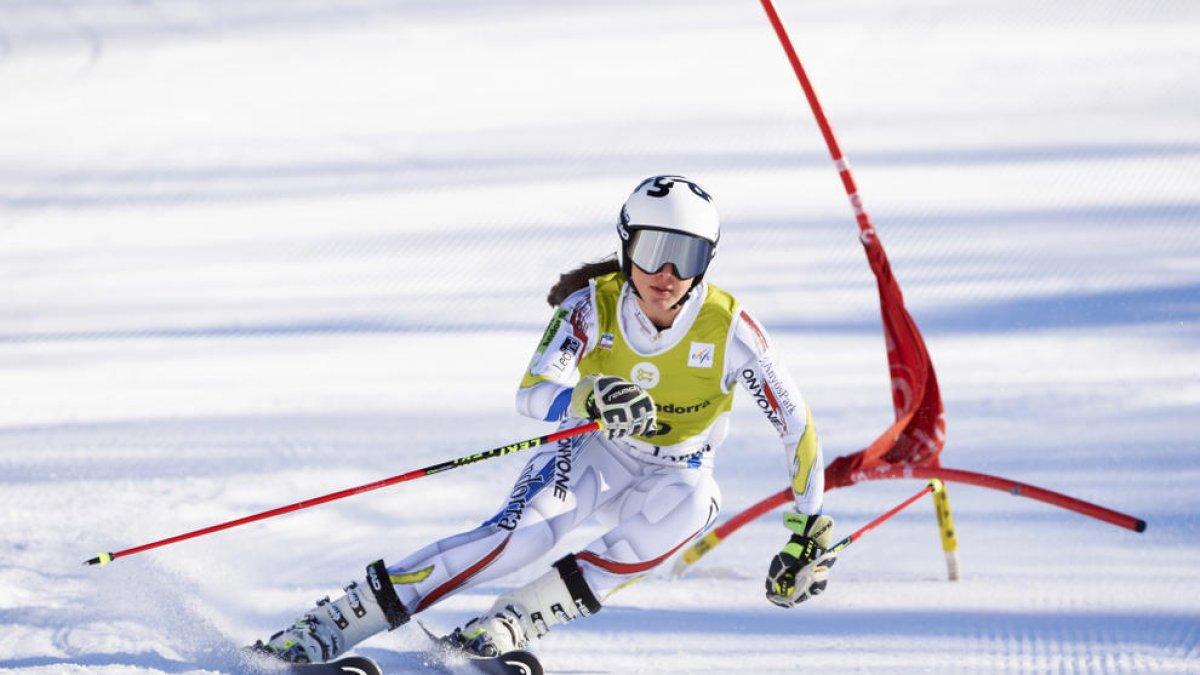 Moreno, 11a, i Pallàs, 14a, al descens de Zauchensee