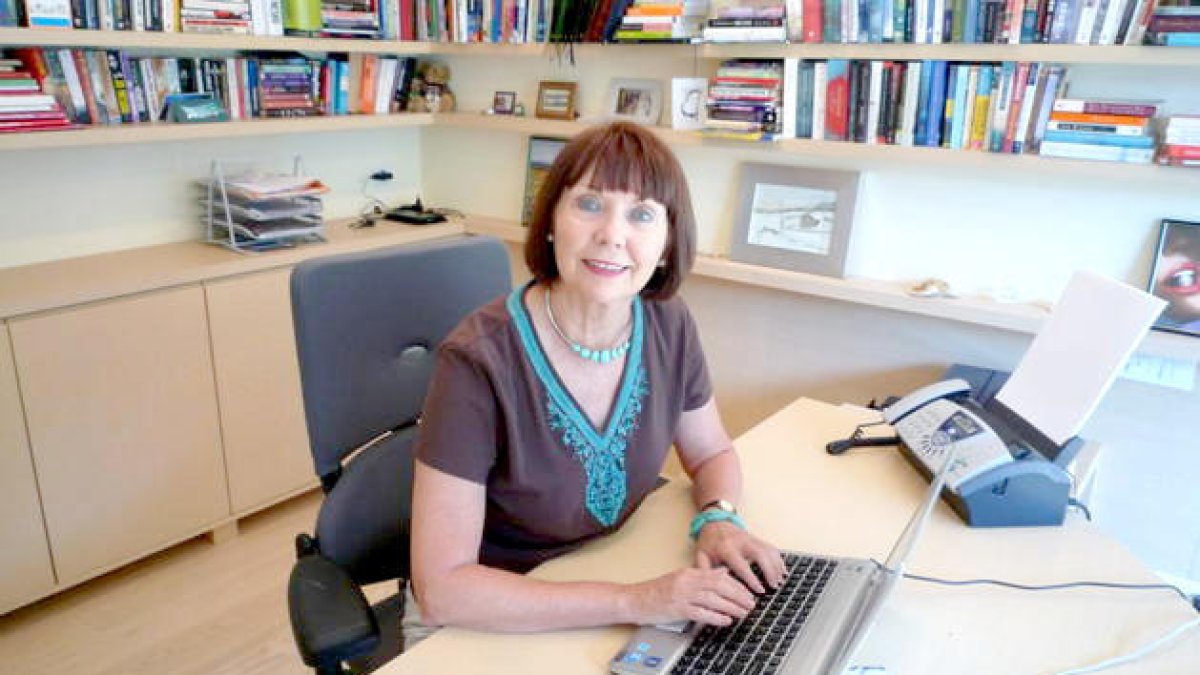 L'escriptora Patricia W. Grey