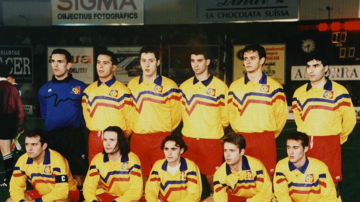 Els jugadors que van disputar el partit