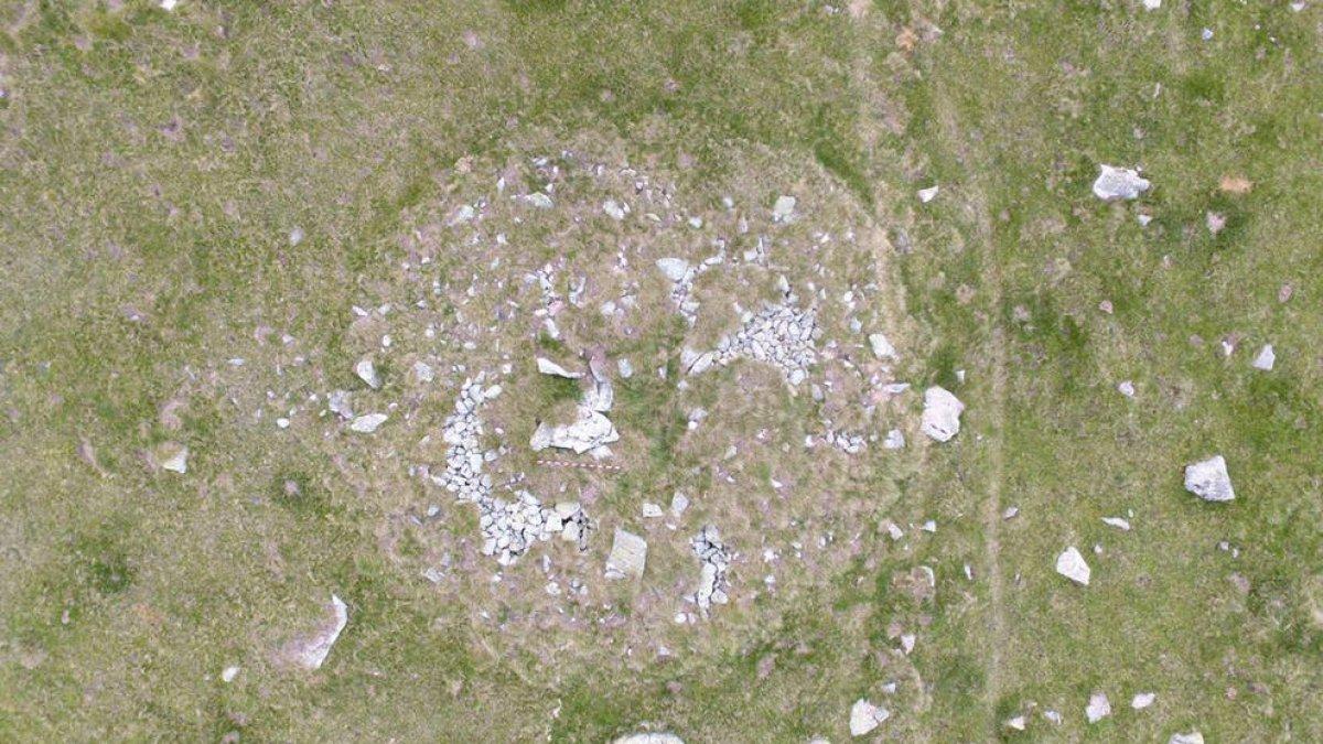 Dolmen trobat als Orris d'Encamp