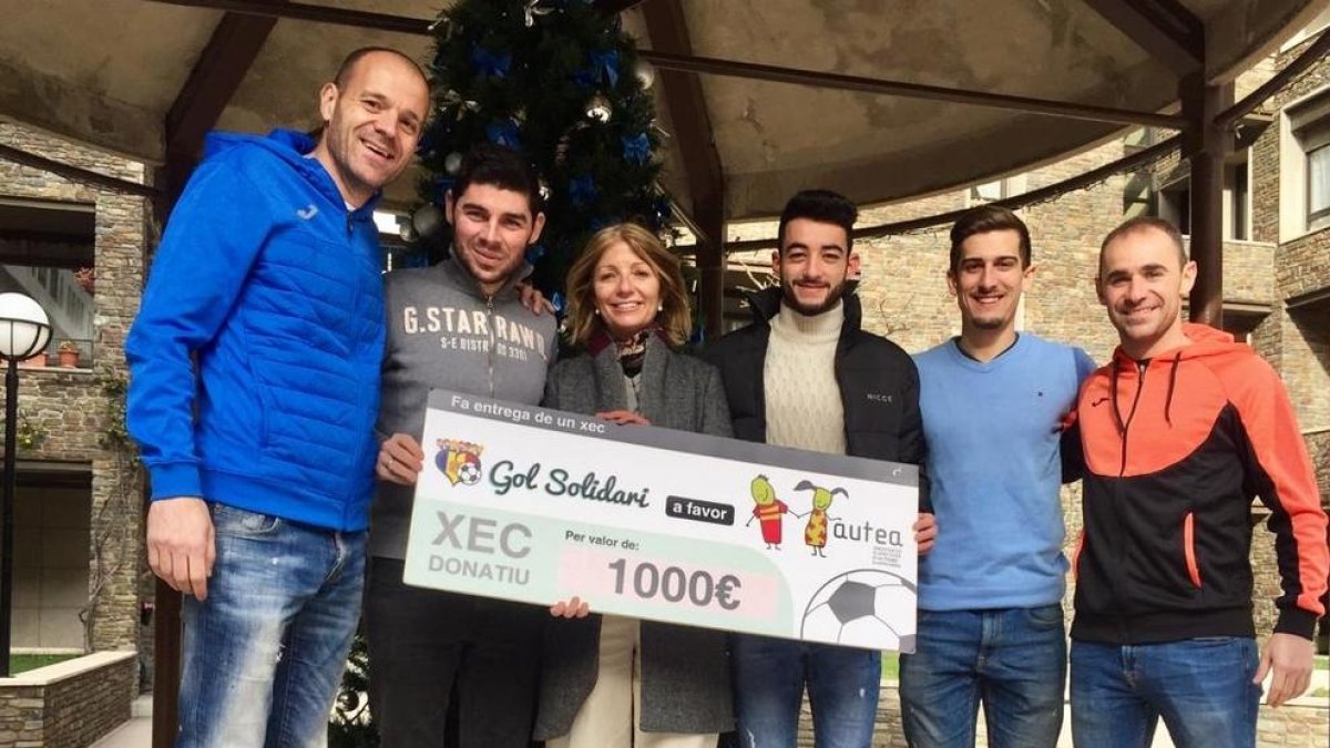 'Gol Solidari' dona 1.000 euros a Autea