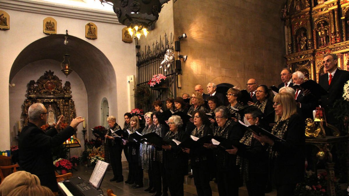 Una trentena de cantaires, al concert de Nadal