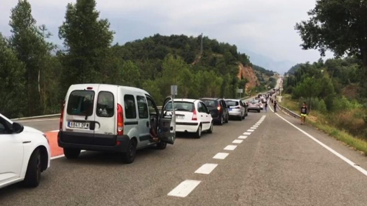 Els tres ferits a l'accident de Bassella estan fora de perill