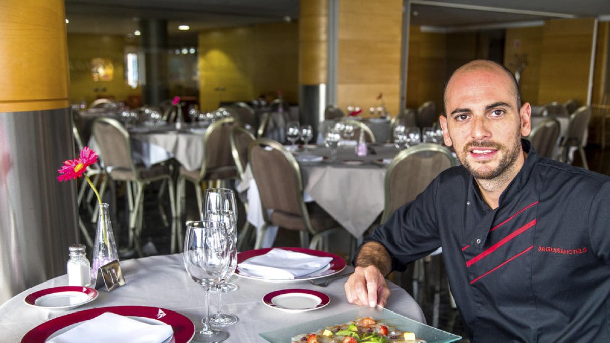 El xef del restaurant Kronos, de l'Hotel Golden Tulip Fenix, Emanuel Rivas