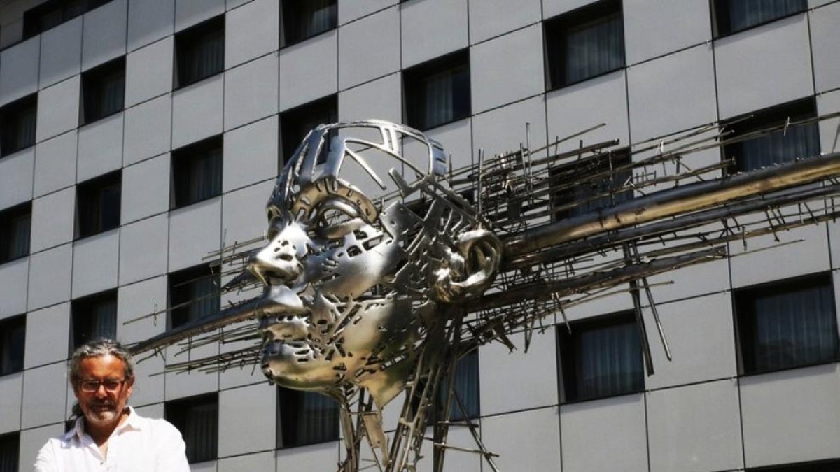 Escultures d'acer a Escaldes