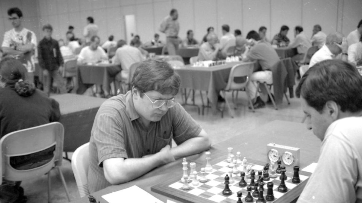 Partida del primer tauler durant l'edició del 1995