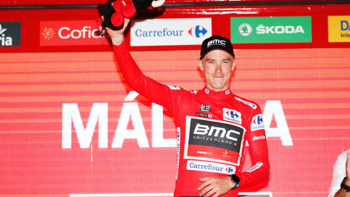 El resident Rohan Dennis, primer líder de la Vuelta