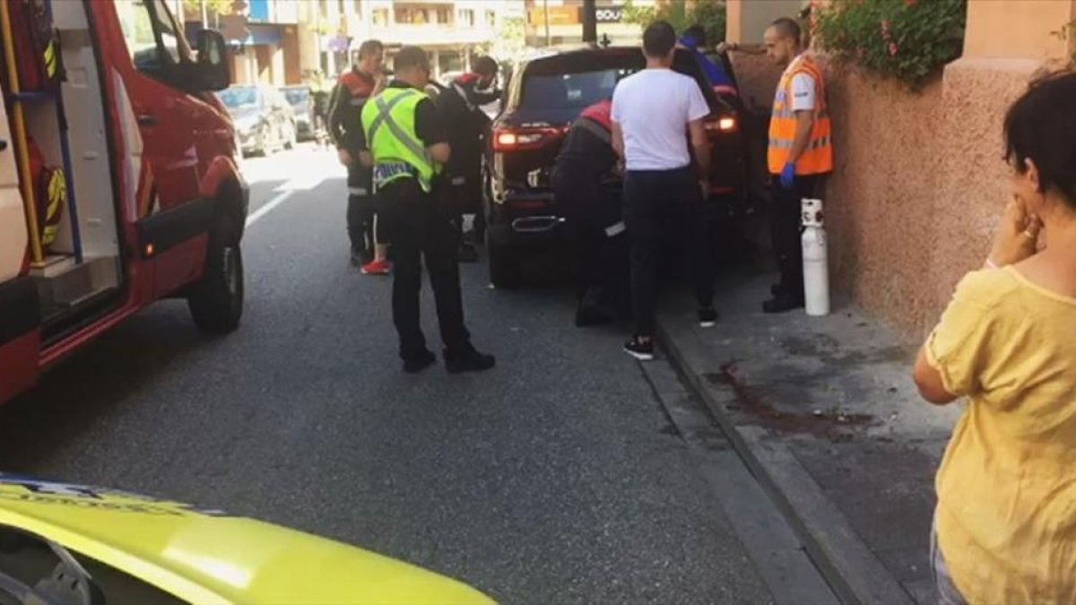 Ferida molt greument una resident atropellada a la Massana