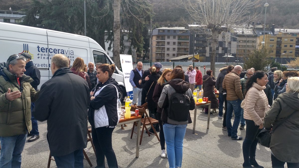 Els candidats de Terceravia al Parc Central