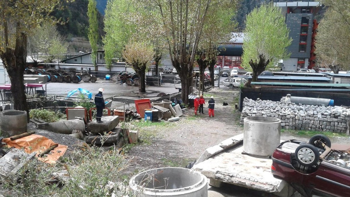 La unitat canina dels bombers de l'Arieja, al Principat