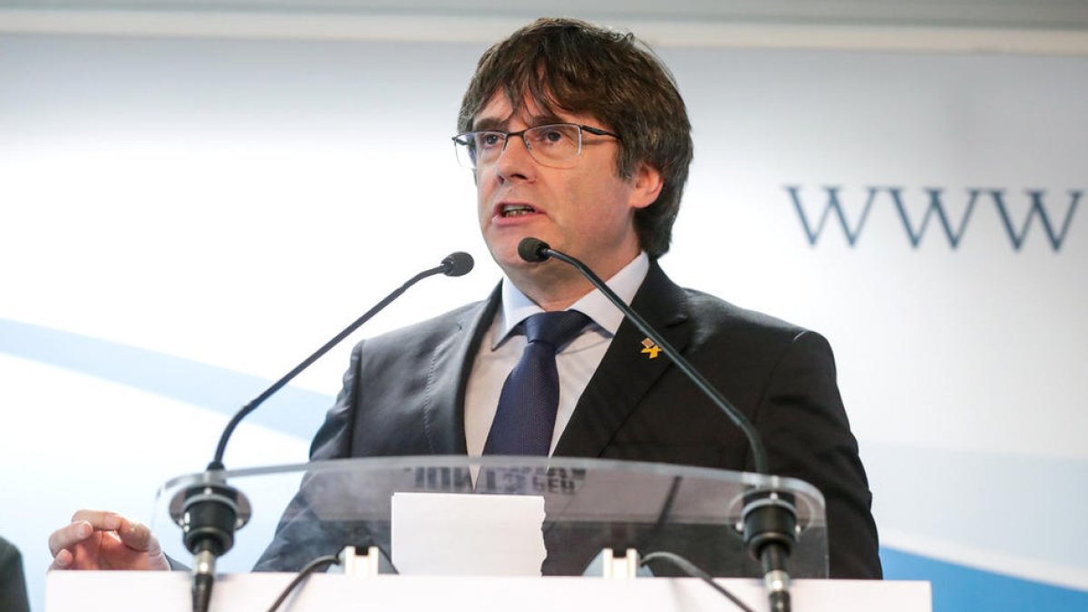 El fiscal avala el dret de Puigdemont a presentar-se als comicis europeus