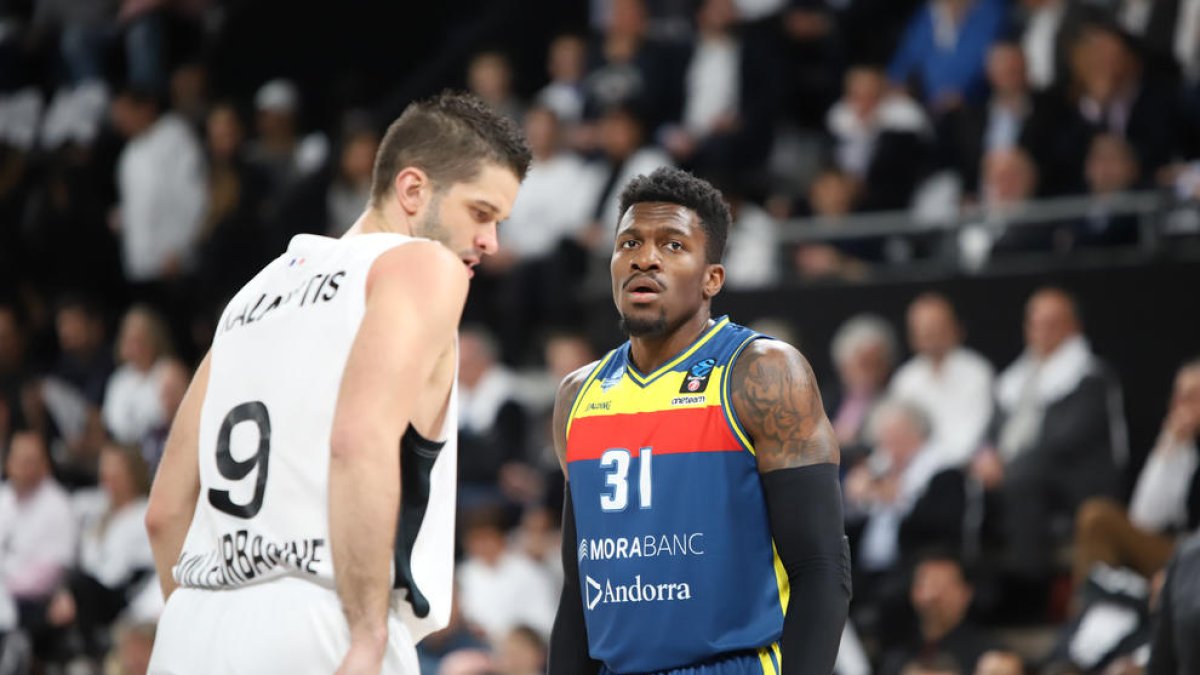 El MoraBanc Andorra cau contra l'ASVEL i queda contra les cordes a l'Eurocup (79-75)